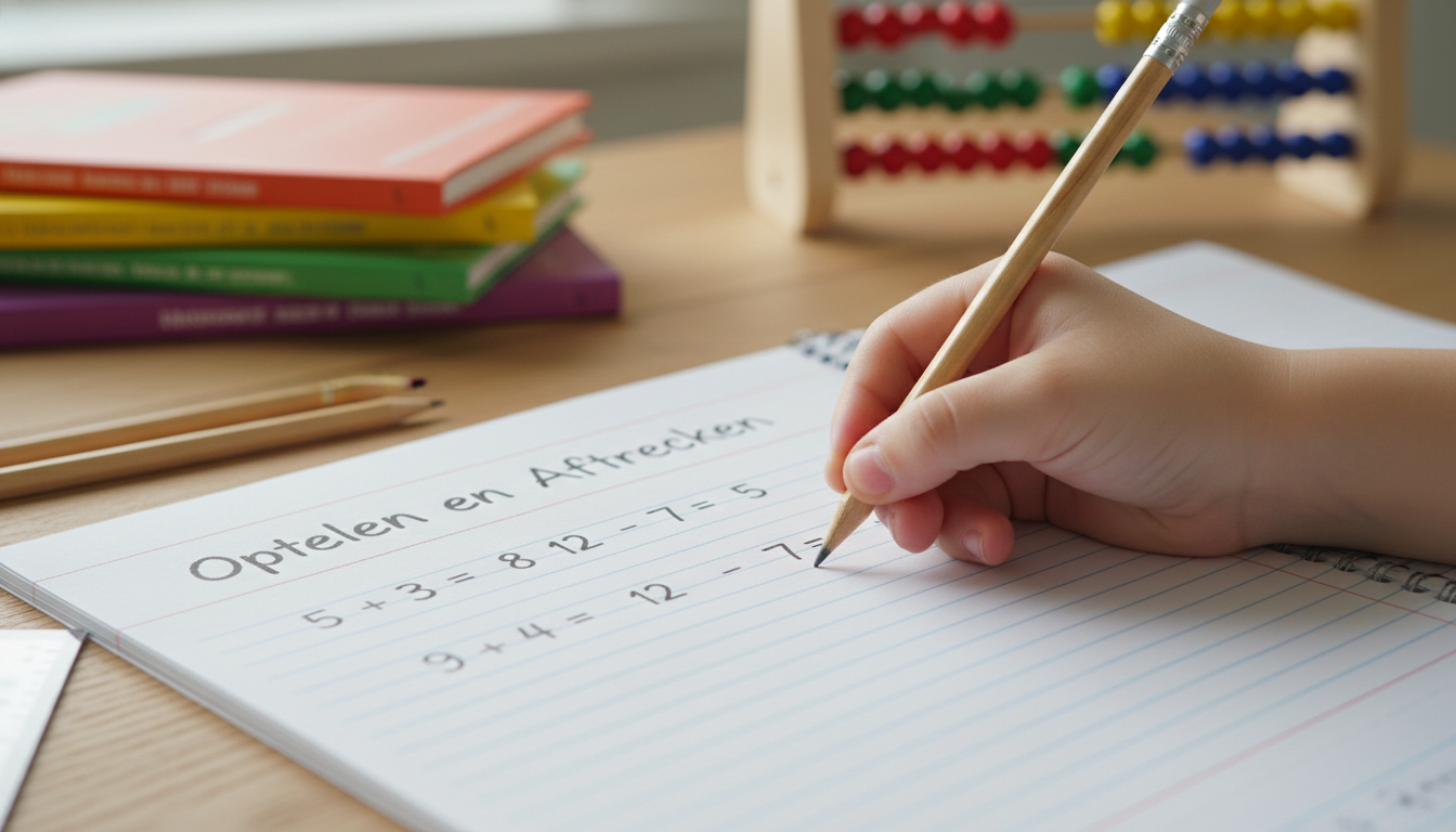 hand writing numbers