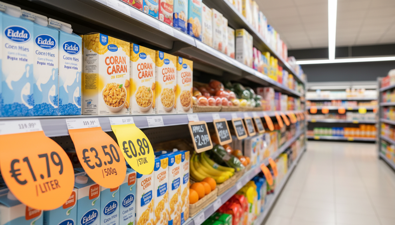 supermarket shelf prices