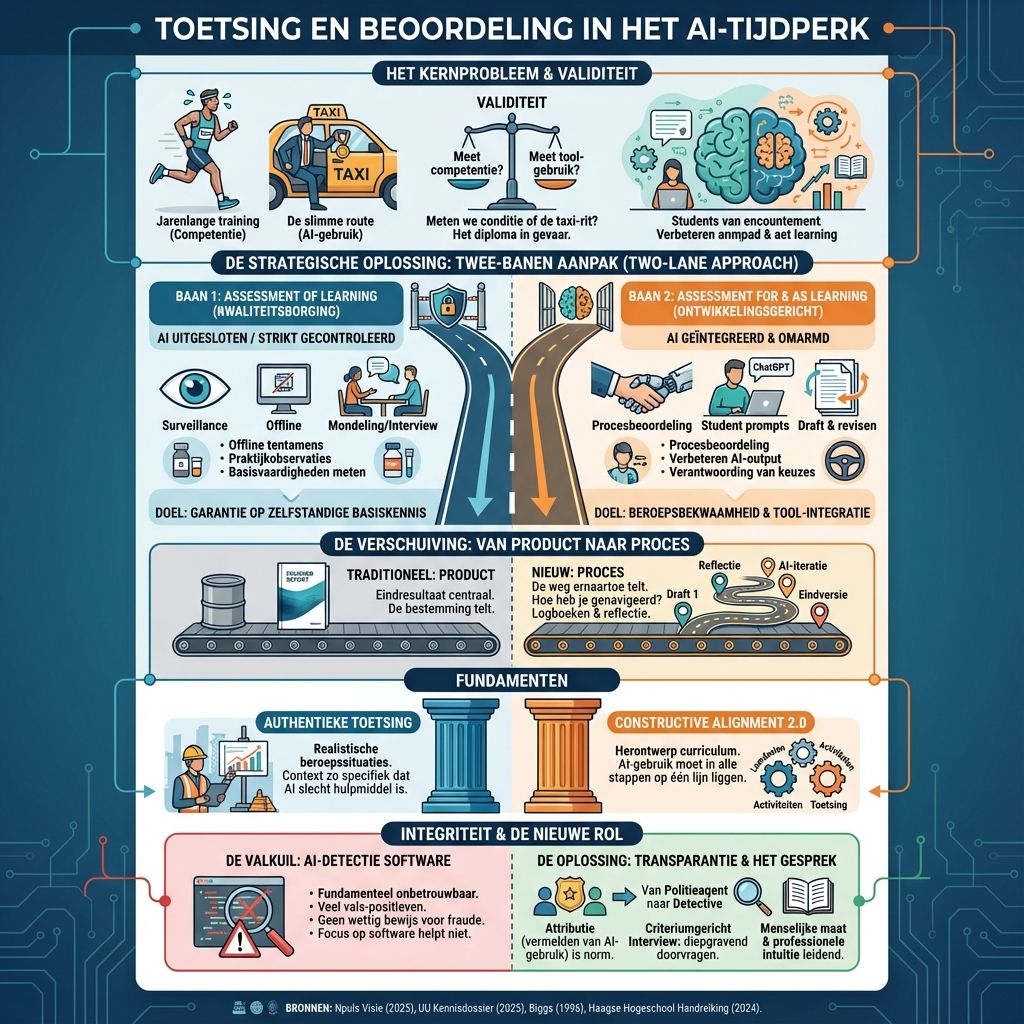 Infographic: Toetsing en beoordeling