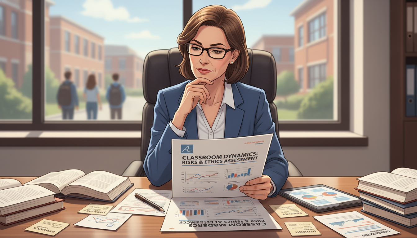 person analyzing report