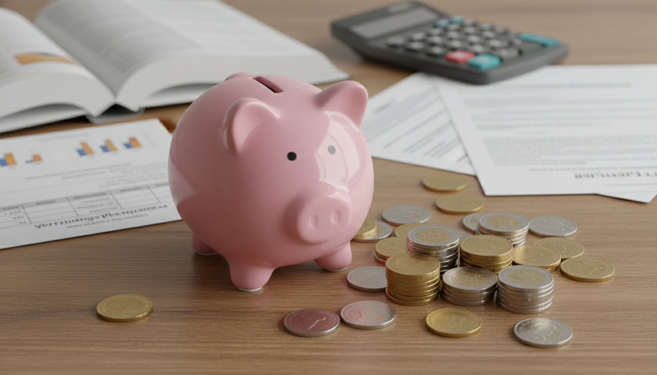 piggy bank coins table
