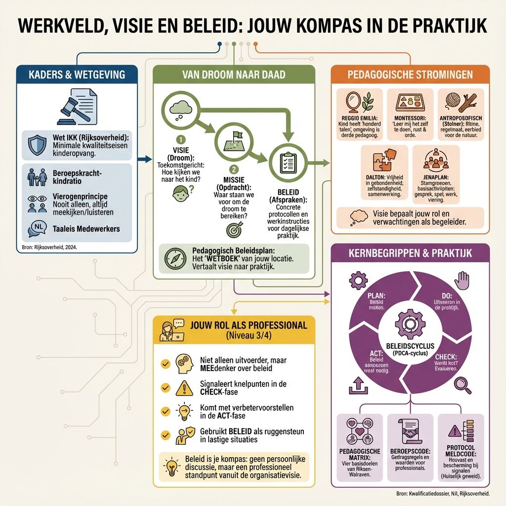 Infographic: Werkveld, visie en beleid