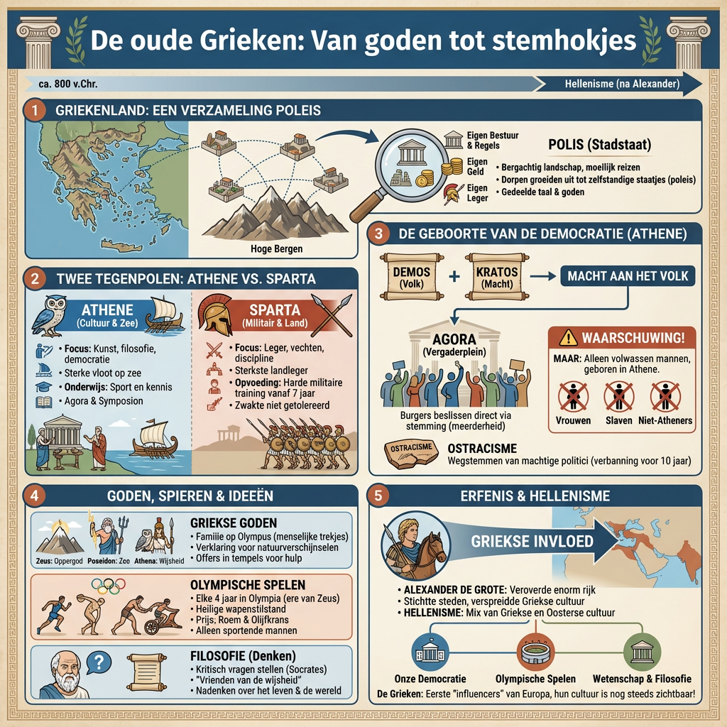 Infographic: De oude Grieken